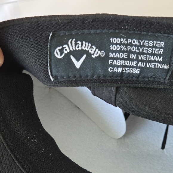Callaway Black Golf Cap Sz S/M NWT - Picture 6 of 8